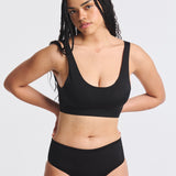Slip del Costume da Bagno Mestruale Nero — Teen