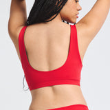 Top del Costume da Bagno Rosso — Teen